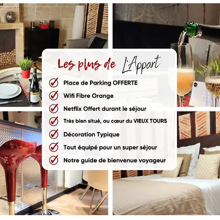Appartamento L'appart Vieux - Charme - Place Plumereau - Arrivée Autonome Tours