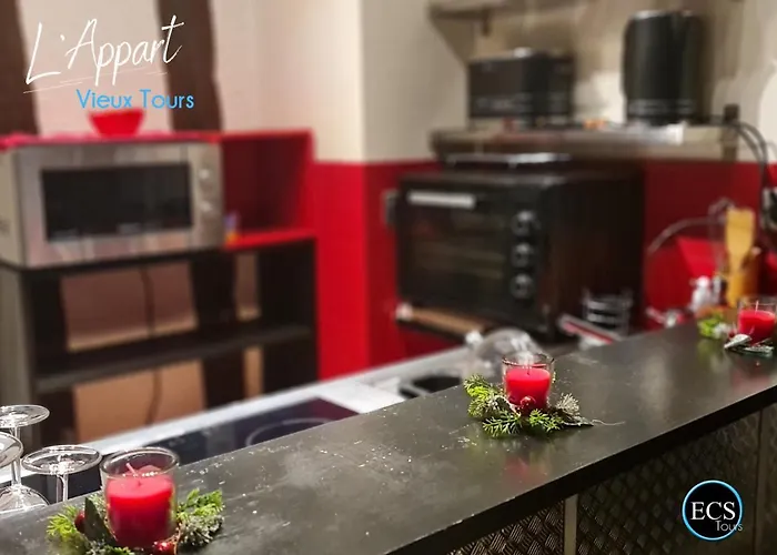 L'appart Vieux - Charme - Place Plumereau - Arrivée Autonome Tours